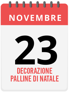 Decorazione palline di Natale